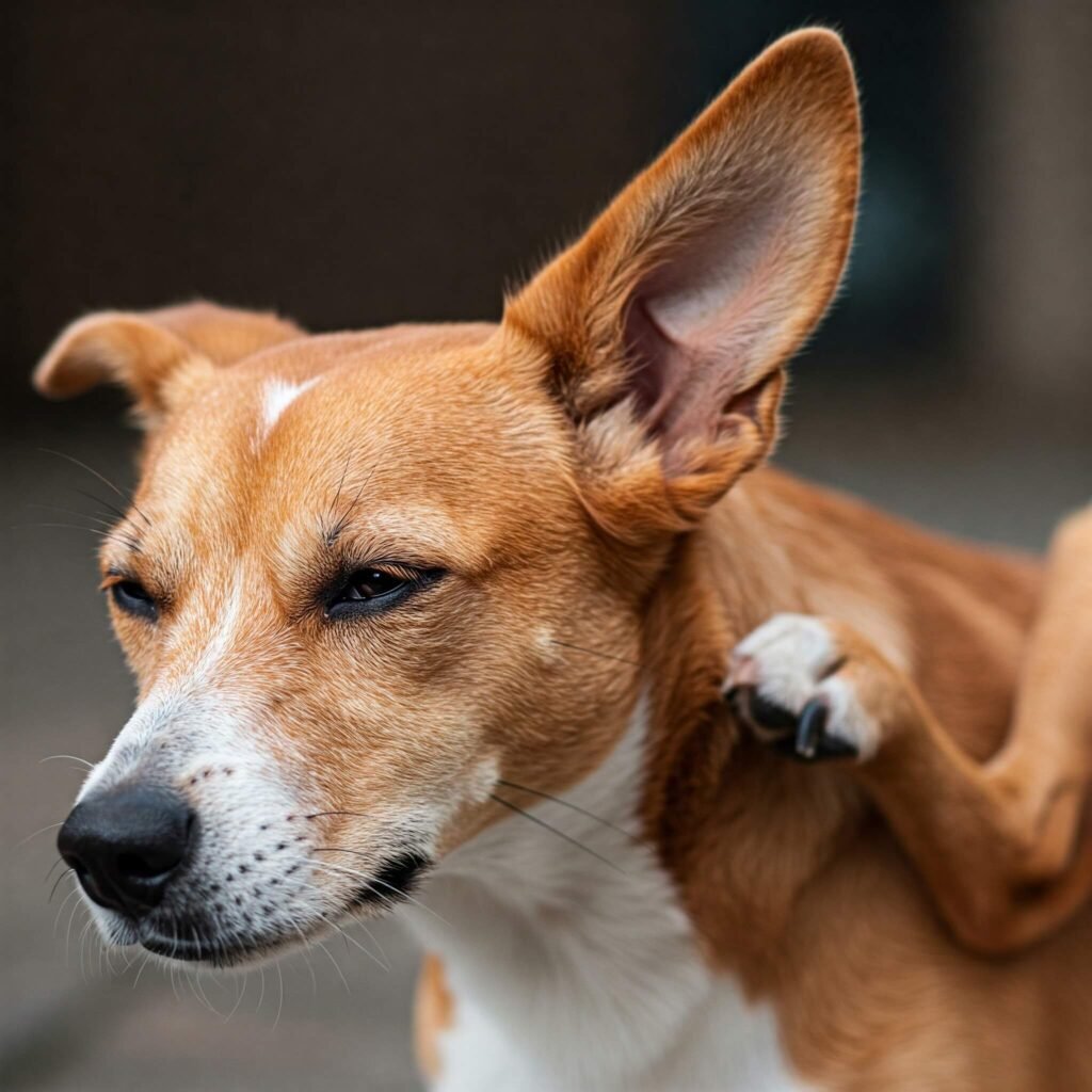 Itchy dog, possible allergy