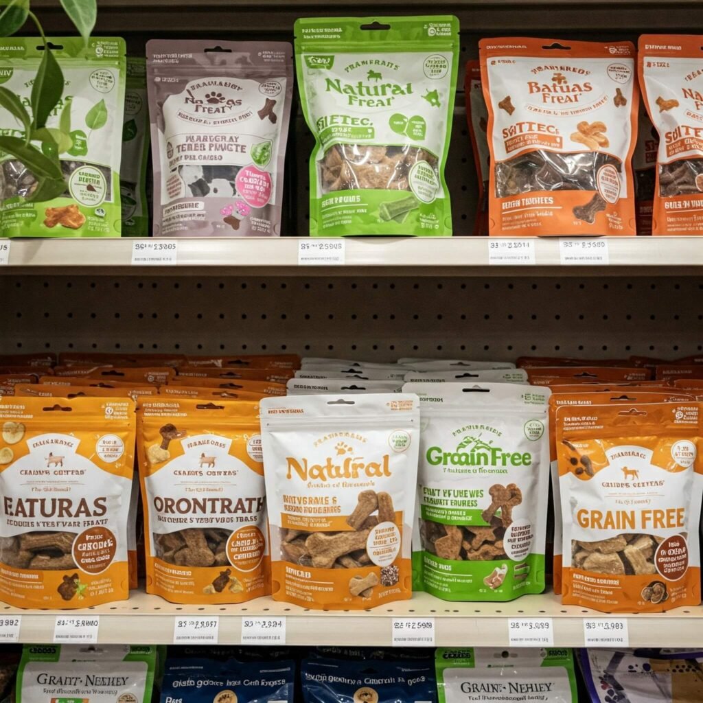Healthy Dog Treats Aisle