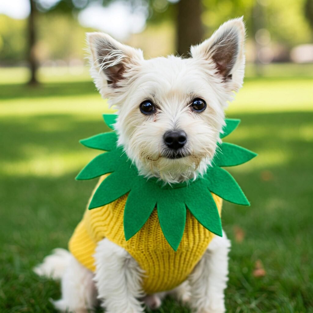 Pineapple Dog Costume